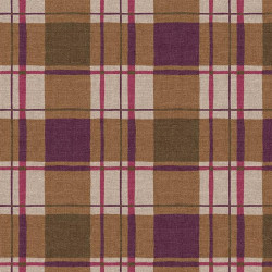 Printed Half Panama TINSLEY Green / Violet